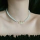 thumbnail image 4 of Collar de perlas planeta, pulsera de perlas de Saturno, cristal de perlas, collar de planeta Saturno, pulsera ajustable, gargantilla de boda, regalos de joyería, 4 of 5
