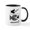 White/Black Inside, variant on CafePress - Organize Fish Mug - 11 oz Ceramic Mug - Novelty Coffee Tea Cup
