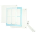 thumbnail image 3 of Uxcell Acrylic Collage Photo Frame, Fits Photos Floating Magnetic Picture Frames with Stand for Home Refrigerator Fridge Purple, 3 of 7