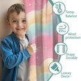 thumbnail image 3 of Blackout Kids Curtains,Colorful Cloud Star Pattern Childrens Insulated Curtains Set Of 2,Bedroom Essentials,Toddler Room Decor 42"x54", 3 of 5