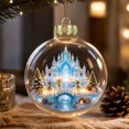 thumbnail image 6 of Fievgin Glowing Christmas Story Ornament, Light Up Mini Holiday Scene Transparent Globe with Warm LED for Tree Window Mantel, 6 of 6