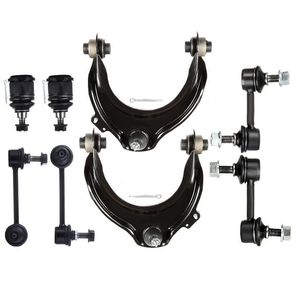 ECCPP Control Arm Kit 2005 For Honda For Accord - Lower Ball Joints FRONT SWAY BAR ENDLINK Front Sway Bar Endlink Upper Control Arms Rear Sway Bar End Links