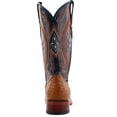 thumbnail image 3 of Ferrini Quill Ostrich Square Toe   Womens  Western Cowboy Boots   Mid Calf Low Heel 1-2" - Brown, 3 of 7