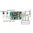 thumbnail image 3 of Placa de controlador de motor sin escobillas Hall Free de 500 W y 15 A CC 12-36 V Módulo de interruptor de control del controlador de velocidad de avance y retroceso del motor, 3 of 5