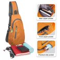 thumbnail image 2 of Bolso Cruzado Ligero TITECOUGO en Nylon Naranja, 2 of 6