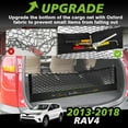 thumbnail image 4 of Truck Bed Cargo Net Compatible with Pickup Truck Bed Organizer Stretchable 4'x4' to 7'x7' High Elastic Heavy Duty Upgraded Reinforced Storage Net with 10 Metal Carabiners (Single Layer), 4 of 8