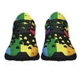 thumbnail image 3 of Unisex Fashion Rainbow Shoes, LGBT Sneakers for Men Women, Lightweight Breathable Running Walking Shoes Black Size 3.5, 3 of 7