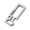 Gray Buckle, variant on Titaniums Alloy Waist Hanging Keychain Buckles with Bottle Opener Screwdriver