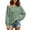 Green, variant on ClodeEU Women's Off The Shoulder Boat Neck Drop Shoulder Long Sleeve Sweatshirt,Casual Loose Pullover Top Army Green,Women's Plus L