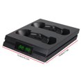 thumbnail image 2 of Cargador del soporte del soporte del gamepad de la base de carga del controlador del juego con indicador para el controlador PS4 Vogacara EL5380-00B, 2 of 2