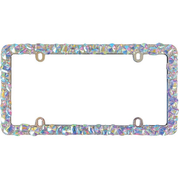 Cruiser Accessories Dazzle, License Plate Frame, Chrome