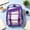 Purple#5, variant on Backpack Transparent PVC Lightweight Large Capacity Jelly Minimalist Design, Waterproof & Easy-Clean For School, Commute, Travel