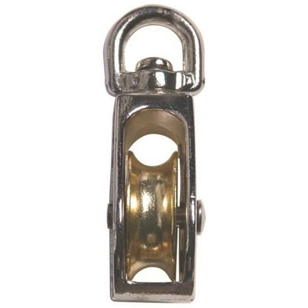 Ben-Mor 73722 Zinc Swivel Eye Pulley, Single, 1"