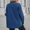thumbnail image 7 of ShomPort Jean Jackets for Women Fashion Button down Denim Jacket Western Fall Jacket with Slant Pockets, 7 of 7