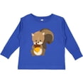 thumbnail image 3 of Inktastic Cute Woodland Animal Squirrel Boys or Girls Long Sleeve Toddler T-Shirt, 3 of 5