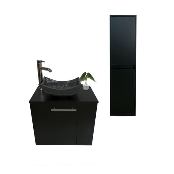 Combo De Gabinete Para Baño Lavamanos Y Monomando Derecho + Gabinete Organizador Garnier