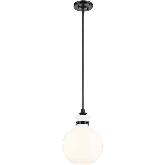 52778BK Kichler Lighting Laria - 1 Light Medium Pendant-14.5 Inch Tall and 10.25 Inch Wide-Black Finish