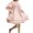 Pink, variant on Elegant Women's Japanese Dress Long Sleeve Court Gown Anime Flowy Skirt Formal Party Attire
