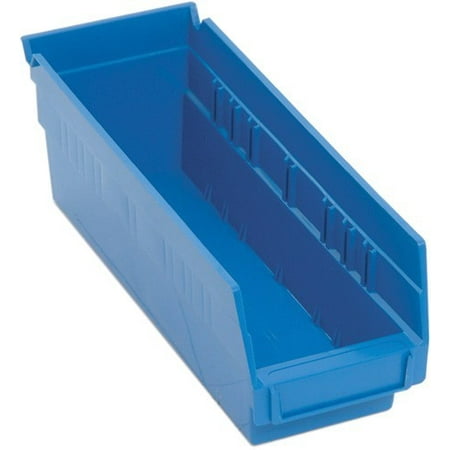 

11 5/8 Deep x 4 1/8 Wide x 4 High Blue Shelf Bin