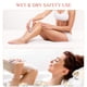 thumbnail image 5 of Maquinilla de afeitar eléctrica para mujeres, 2 en 1 Wet & Dry Lady Shaver para mujeres, portátil, impermeable, para bikini, depilación corporal para piernas, axilas, axilas, cara (oro rosa) Vhermosa, 5 of 9