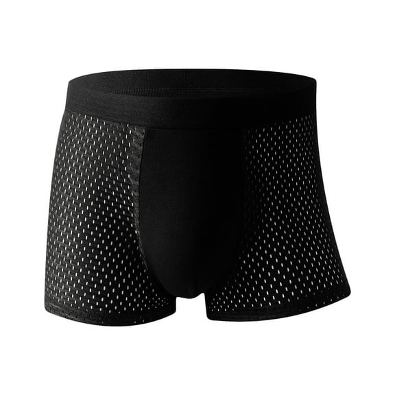 Hfnxid Briefs for Men,Men's Color Block Elastic Waist Casual Underpants