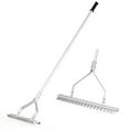 thumbnail image 1 of Gymax 70'' Garden Thatch Rake w/ Long Handle & 19 Curved Tines, 1 of 10