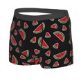 thumbnail image 5 of Goofa Watermelon Printed Men's Boxer Briefs Underwear, Moisture-Wicking Underwear, Trunk,Soft and Breathable Cotton Underwear-XX-Large, 5 of 9