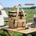 thumbnail image 3 of YTAKY Cooler Bag,16L Tactical Tackle Box, Wet Dry Separation Insulated Leakproof Expandable Lunch Cooler with Molle Multi Pockets Detachable Strap for Fishing Camping Work, 3 of 9