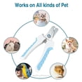 thumbnail image 2 of Pet Nail Clippers Cat Dog Nails Trimmer Easy Cutting Claw Cutter Grooming Tool, 2 of 5