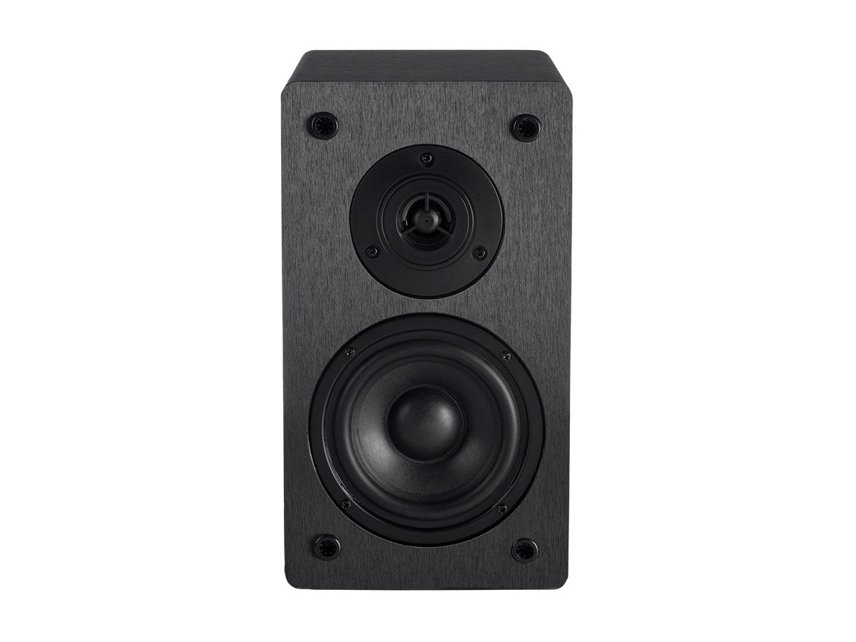 Monoprice Select 4 Inch 2 Way Bookshelf Speakers Pair Black