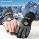 thumbnail image 5 of Guantes cálidos de esquí de invierno para hombres y mujeres, para exteriores, para montar en pareja, con pantalla táctil, forro polar, resistentes al frío y al viento, 5 of 5