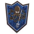 thumbnail image 2 of Adorno Decorativo Sunnimix Costura Diseño de Pulpo Dibujos Animados Azul, 2 of 8