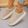 thumbnail image 6 of Womens Slippers Fluffy Slippers Cozy Lined Slippers For And Winter Warm Indoor Outdoor Soft Comfortable On Shoes, 6 of 9
