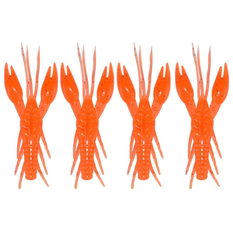 UDIYO 4 Pcs/Set 8cm/5.5g Shrimp Lure Artificial Vivid Shape