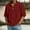 Wine, variant on Men's Waffle Knit Polo Shirts, Short Sleeve Button Down Collar Casual Shirt Top Wine Size L