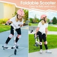 thumbnail image 6 of Wheelive Kids 3-in-1 Drift Scooter – Foldable Light-Up Wiggle, Kick & Push Modes, Adjustable Handlebar, Safe 3-Wheel Ride, Outdoor, Travel, Playground, White, 6 of 6