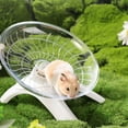 thumbnail image 4 of Sunjoy Tech Hamster Wheel Silent Toy,Hamster Flying Saucer Running Exercise Wheel,Small Animals Climbing Cage Hermit Crab Tank Accessory, 4 of 9