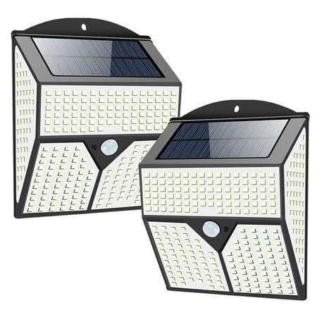 

Aousin 436 LED Solar Powered Lights Outdoor Bright PIR Motion Sensor Lamp (Two)