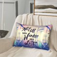 thumbnail image 6 of KLL Not All Those Who Wander Are Lost Pattern Silk Pillowcase for Hair and Skin Standard Size 20"X 30" Soft Breathable Pillow Covers for Sleeping, 6 of 7