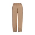 thumbnail image 5 of POROPL Women Palazzo Pants Linen Casual Elastic High Waist Pants, 5 of 9