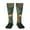2 Black-2, variant on Emerald Color Gold Marble Knee Socks, High Socks Long Stretchy Sock Women Knee High Stocking, Long Socks for Women