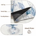 thumbnail image 6 of Area Rug for Living Room, Blue Spring Floral Non-Slip Indoor Large Carpet for Bedroom/Dining Room, Summer Flowers Botanical Elegant Washable Low-Profile Rectangle Floor Runner Rugs - 5 x 7 Ft, 6 of 8