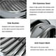 thumbnail image 4 of [2 Pack] Stainless Steel Air Vents, 7 Inch Round Louvered Grille Cover Vent, Hood Flat Ducting Ventilation, Air Vent Wall Air Outlet With Fly Screen M, 4 of 5