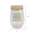 thumbnail image 6 of Just Feed Me by Jessie James Decker 12oz Printed Tumbler, Dolce Vita, 6 of 6