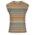 thumbnail image 5 of Njagoc3 Mens Tribal Striped Tank Top, Sleeveless, Quick - Dry for Summer Beach Vacations & Poolside Lounging, 5 of 6