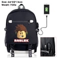 thumbnail image 2 of Roblox-mochila de mundo Virtual con carga USB, bolso escolar de tela Oxford para ordenador, bolso escolar para estudiantes de secundaria, 2 of 4