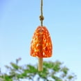 thumbnail image 4 of Colorful Polka-Dot Glass Wind Chime with Wooden Beaters - Beach House Decor, Summer Patio Hanging Ornament, Easy Install Outdoor Garden Accent, 4 of 6