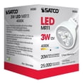 thumbnail image 2 of Satco 3W - LED - MR11 - 5000K - 25 deg. beam spread - 25000 Average rated hours, 2 of 11