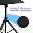 thumbnail image 3 of Soporte para Laptop y Proyector con Tripié Ajustable de 132 cm Pyle, Plataforma de 50.8 x 40.6 cm, Base Plegable y Ligera de Metal, Ideal para DJs, Estudio y Presentaciones, 3 of 7