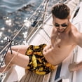 thumbnail image 2 of luoweisi Men's Beach Shorts Quick Dry Swim Trunks with Mesh Lining Thanksgiving Corn L, 2 of 5